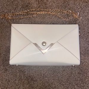 white purse